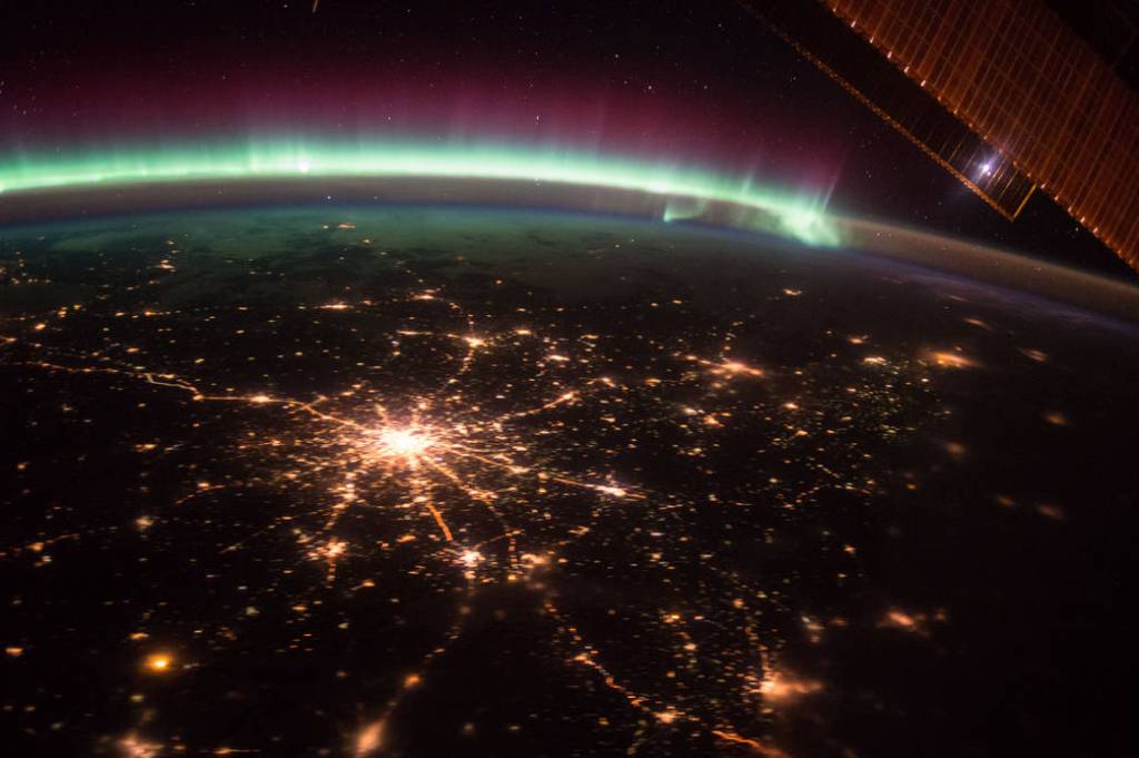 Moscow, Russia sparkles in the night
