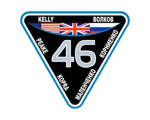 Official insignia and patch of Expedition 46.