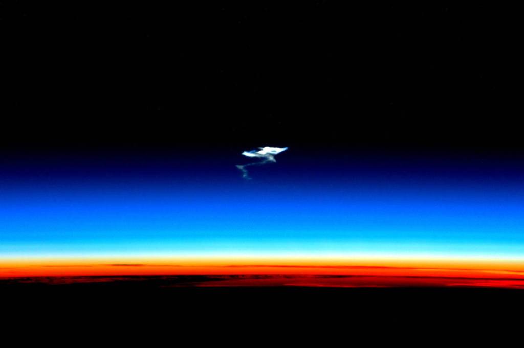 The remnants of #Soyuz’s fiery plunge