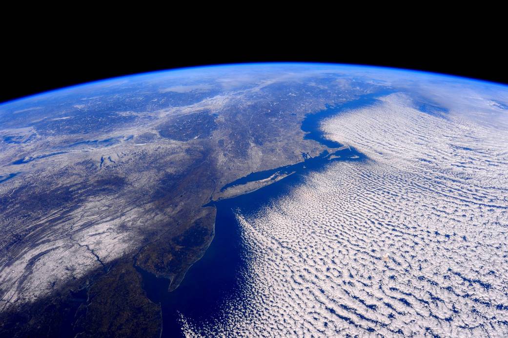 That #polarvortex even looks cold from here!