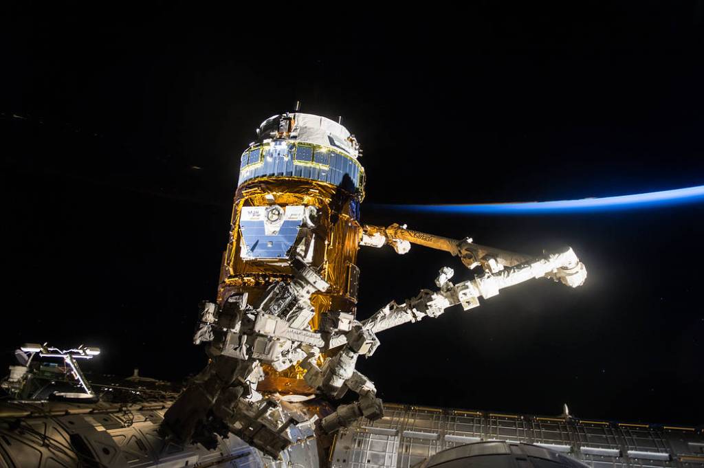 Japanese HTV-6 Released from Station