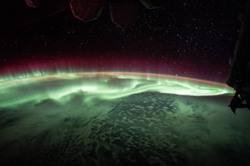 Watching the Aurora From Orbit