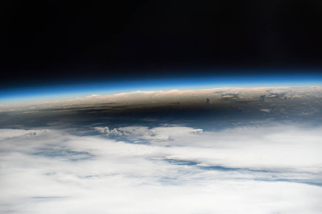 The Eclipse 2017 Umbra Viewed from Space