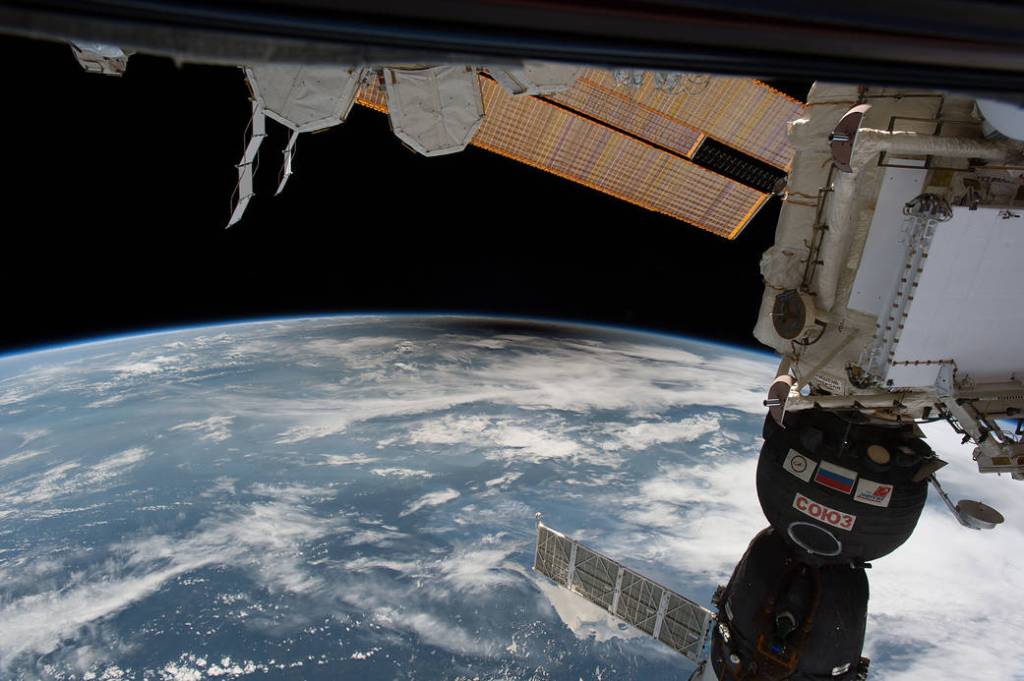 The Eclipse 2017 Umbra Viewed from Space