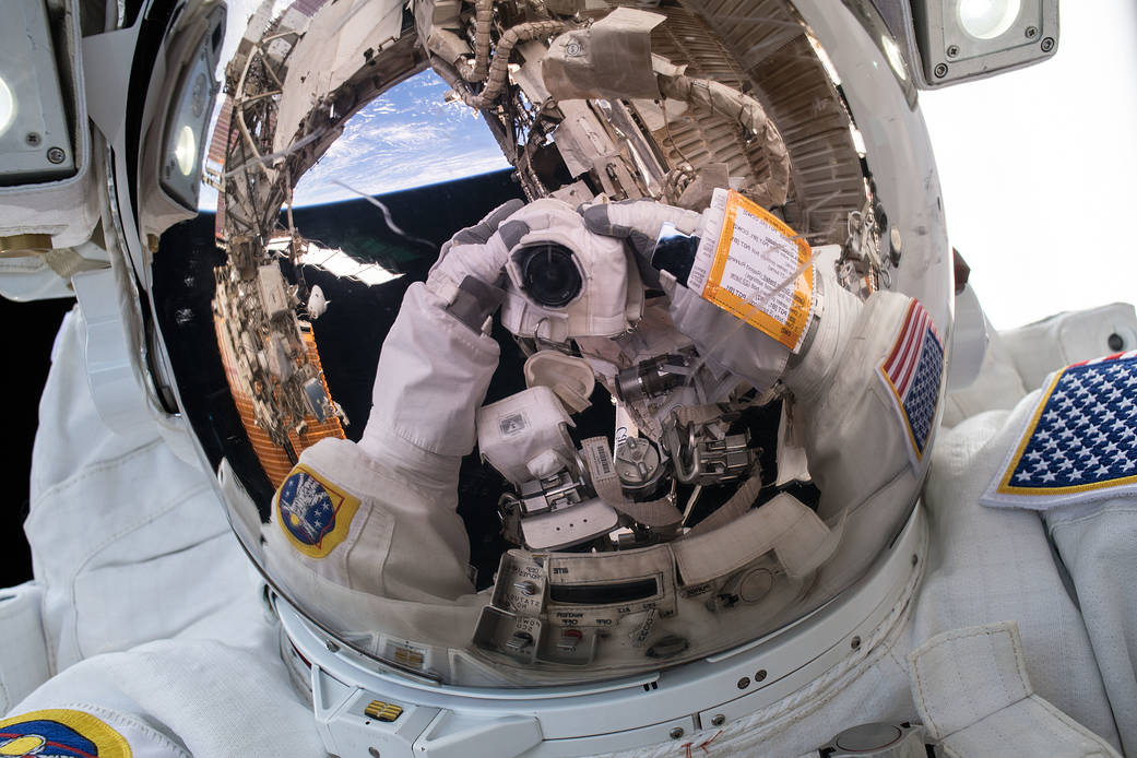 Astronaut Ricky Arnold's Out of this World "Space-Selfie"