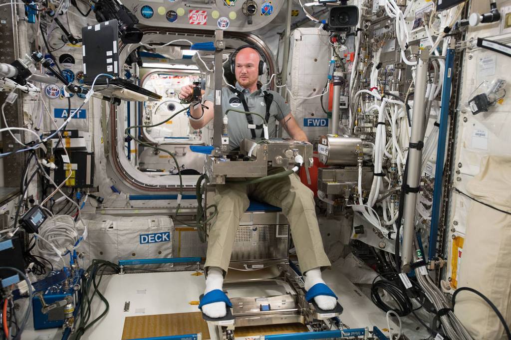Expedition 56 Flight Engineer Alexander Gerst of the European Space Agency