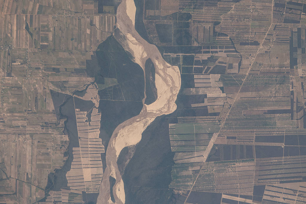 A portion of Bolivia's Rio Grande in the Amazon Basin