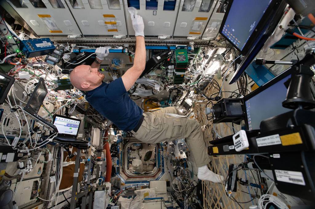 German astronaut Alexander Gerst of the European Space Agency