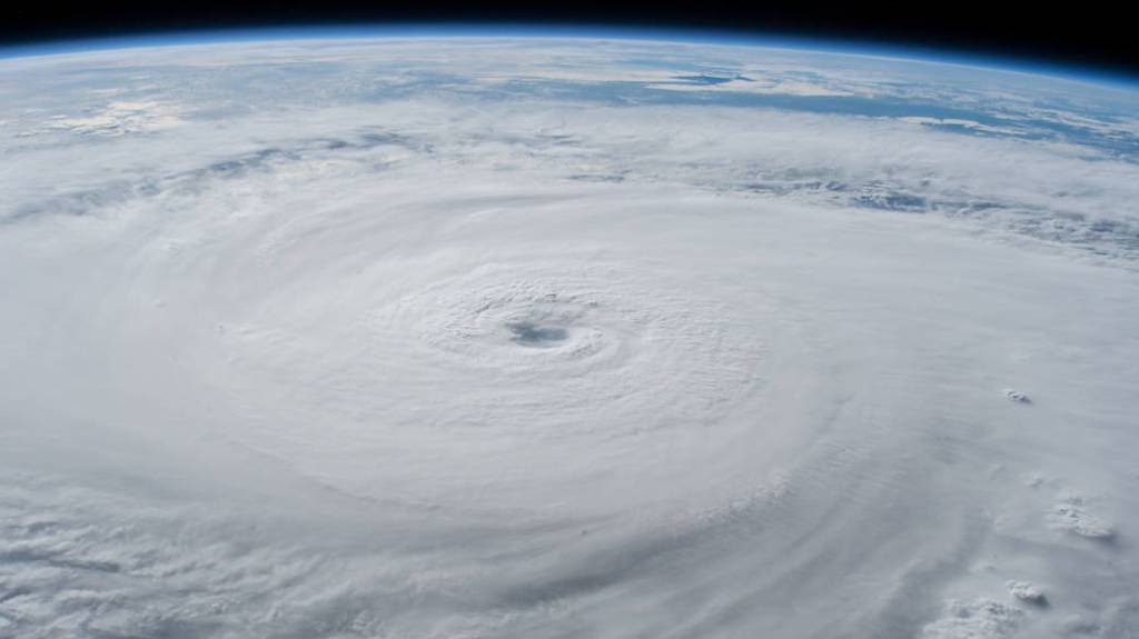 Hurricane Lane with its well-defined eye