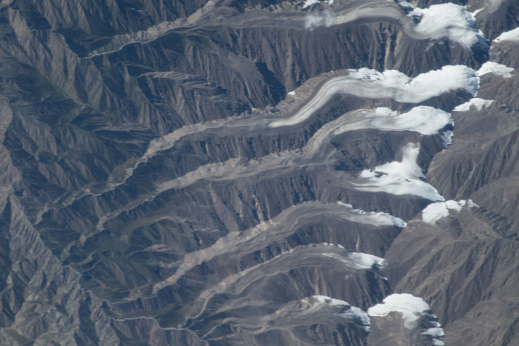 Glaciers in the Qilian Mountain range of central China