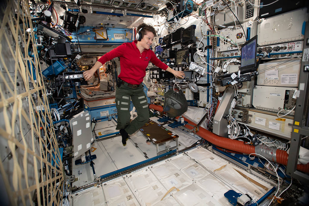 Expedition 58 Flight Engineer Anne McClain of NASA
