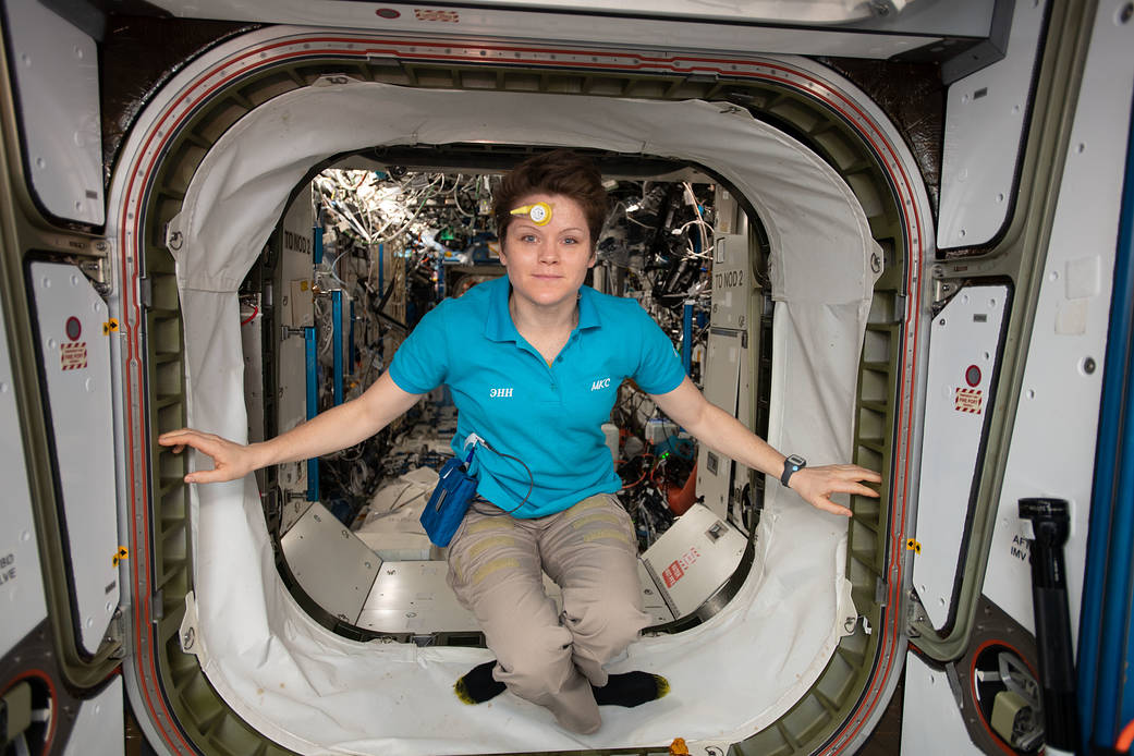 NASA astronaut and Expedition 58 Flight Engineer Anne McClain