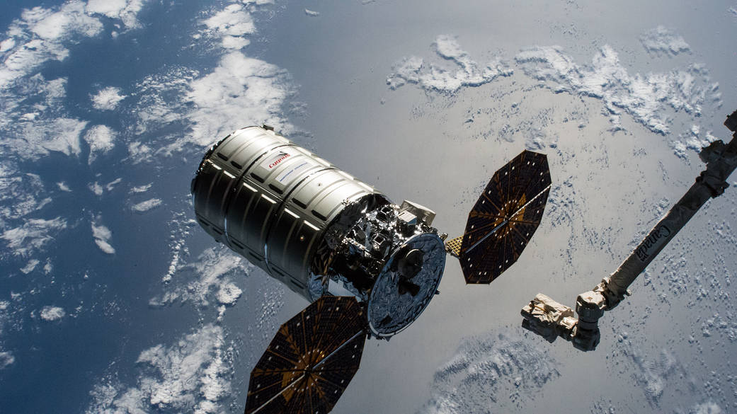 The Cygnus cargo craft from Northrop Grumman