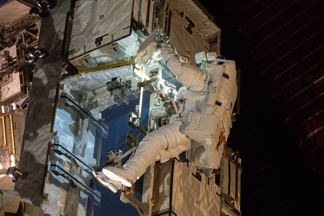 NASA spacewalker Nick Hague