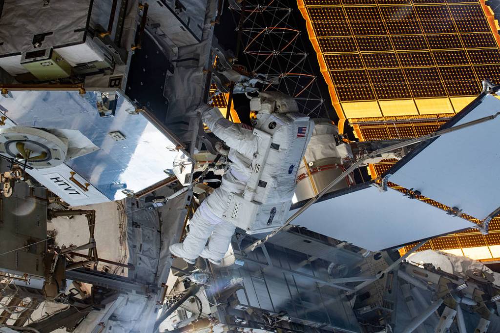 Spacewalker and NASA astronaut Christina Koch