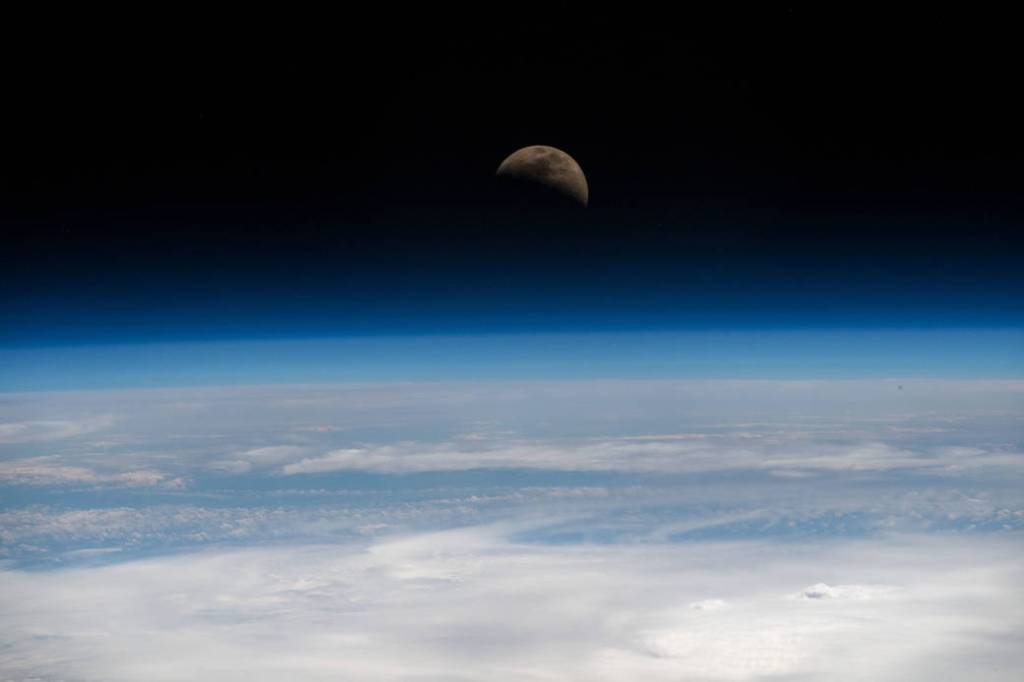 The moon’s first quarter phase