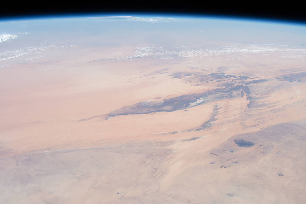 The "Eye of Sahara" in Mauritania