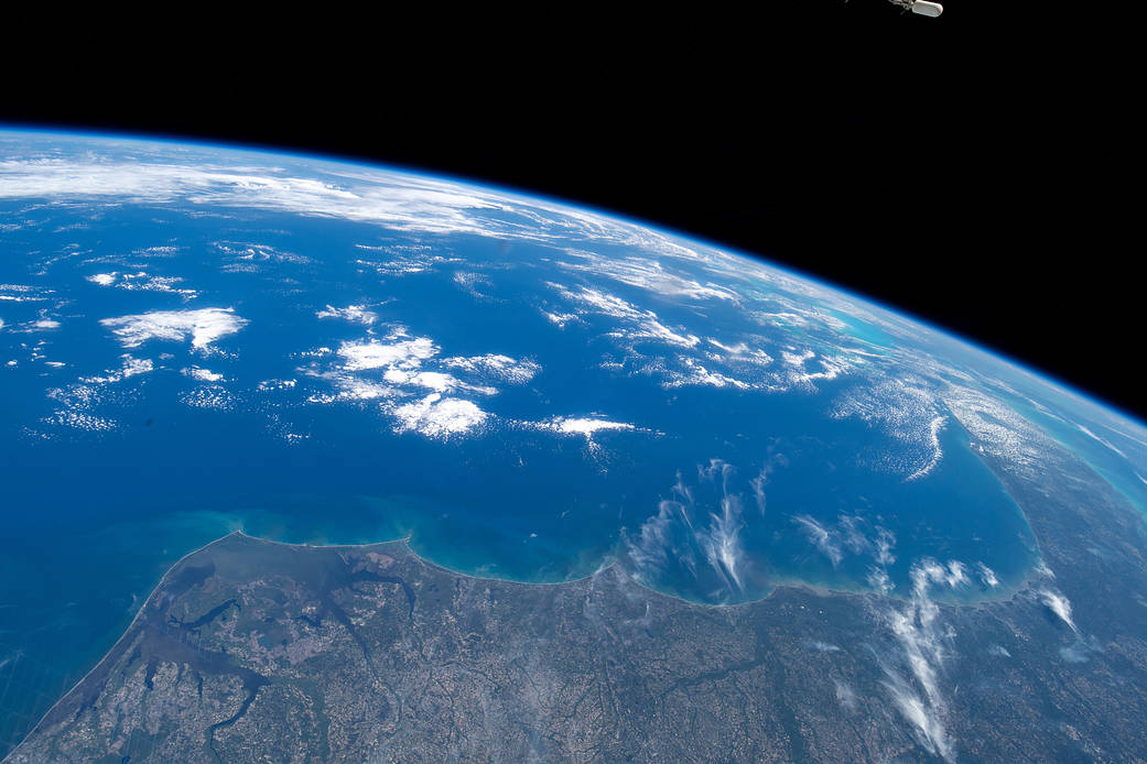 The eastern coast of the United States from Virginia to Florida