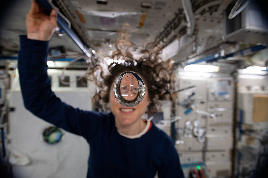 Expedition 60 Flight Engineer Christina Koch of NASA