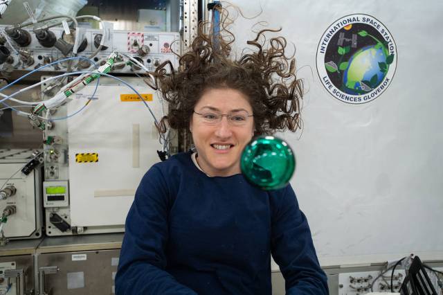 Expedition 60 Flight Engineer Christina Koch of NASA