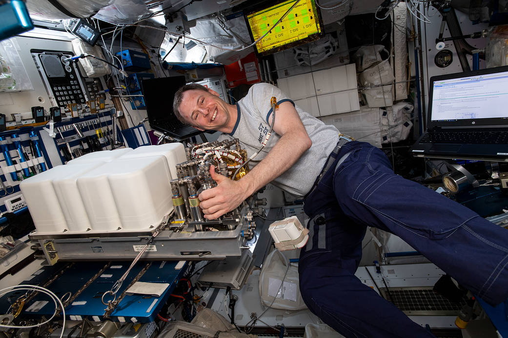 Expedition 60 Flight Engineer Nick Hague of NASA