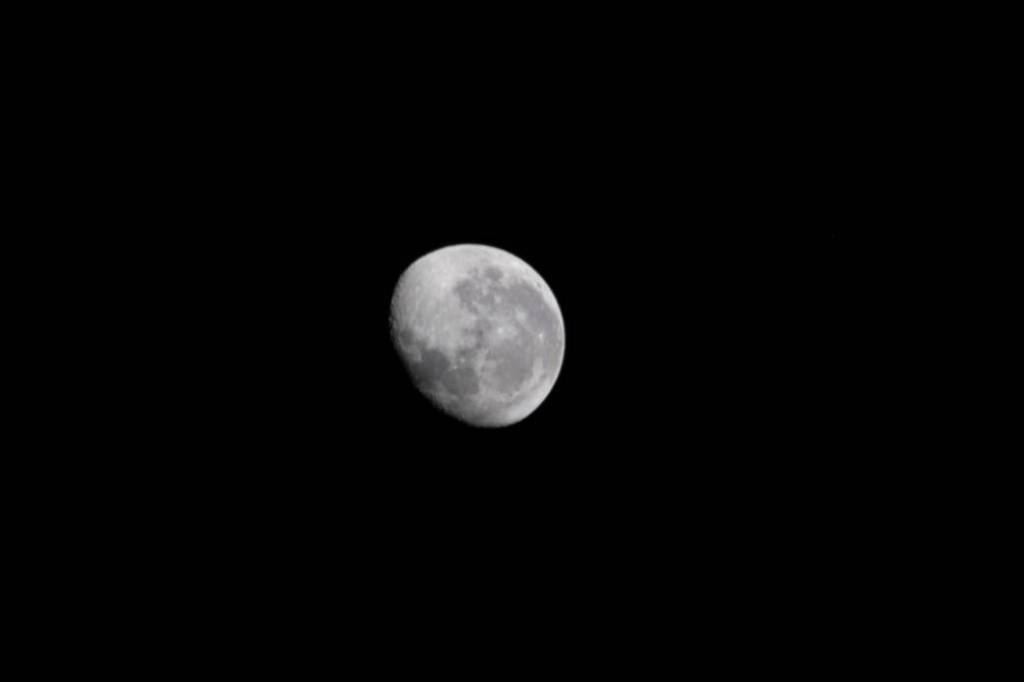 A waning gibbous Moon 50 years after the Apollo 11 lunar landing