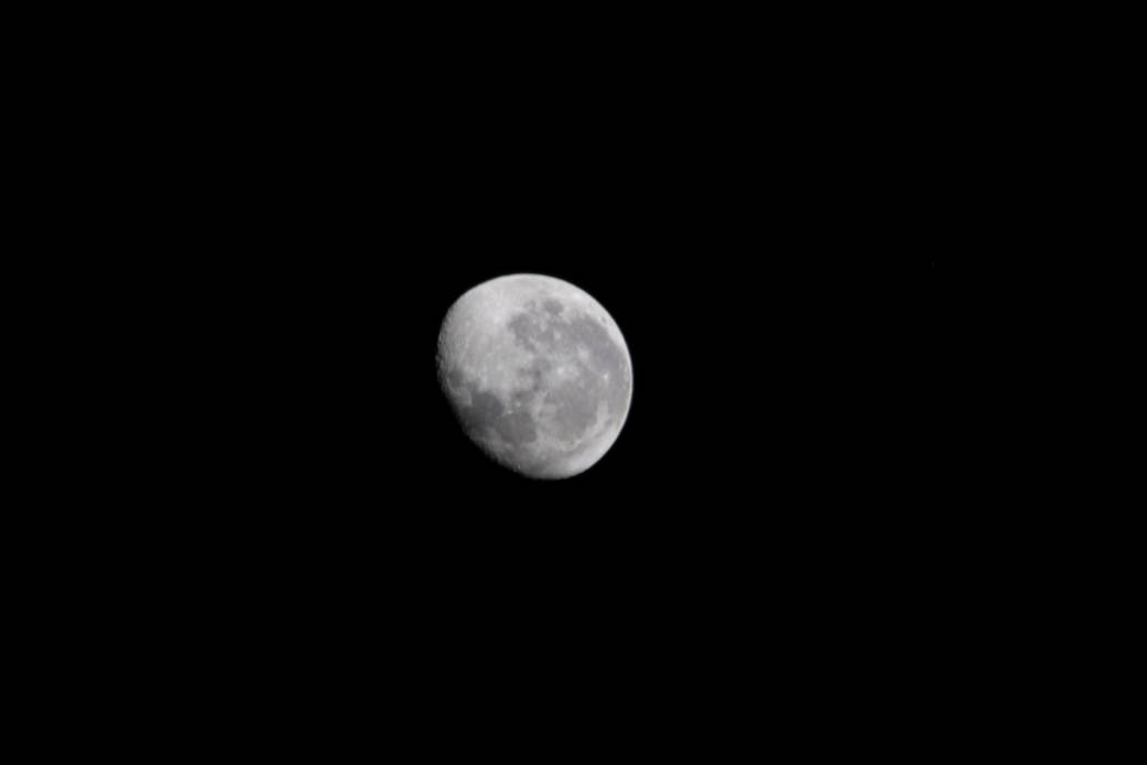 A waning gibbous Moon 50 years after the Apollo 11 lunar landing