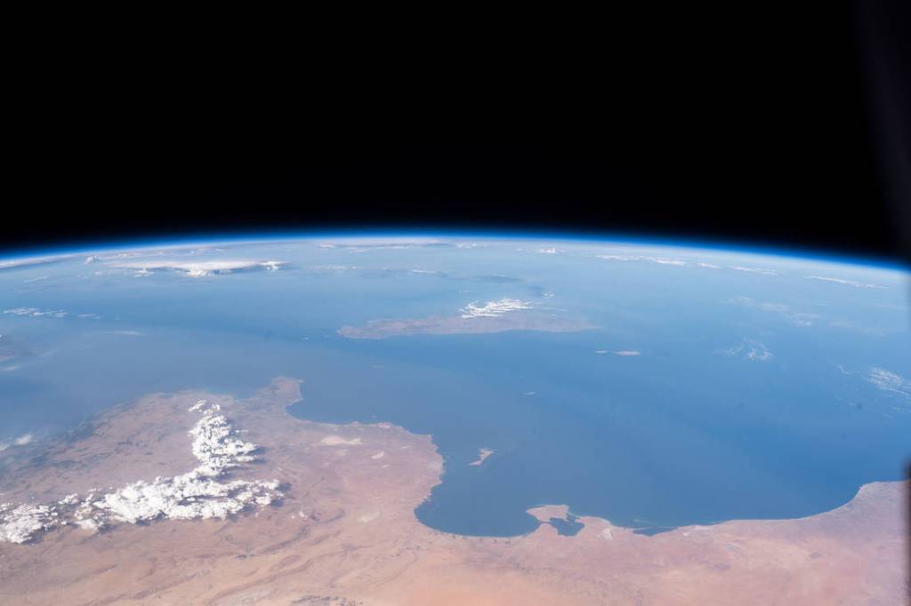 Viewing the Mediterranean Coasts of Tunisia and Libya from the Space Station
