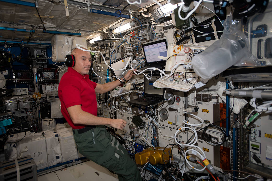 Astronaut Luca Parmitano of ESA (European Space Agency)