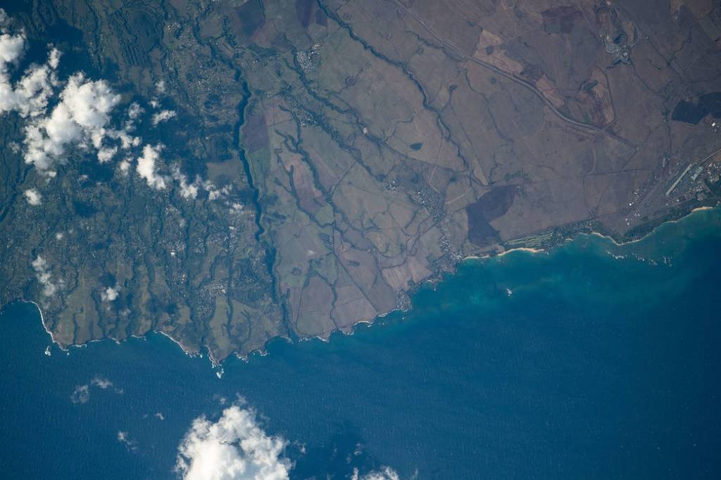 The north coast of Maui on the Hawaiian island chain