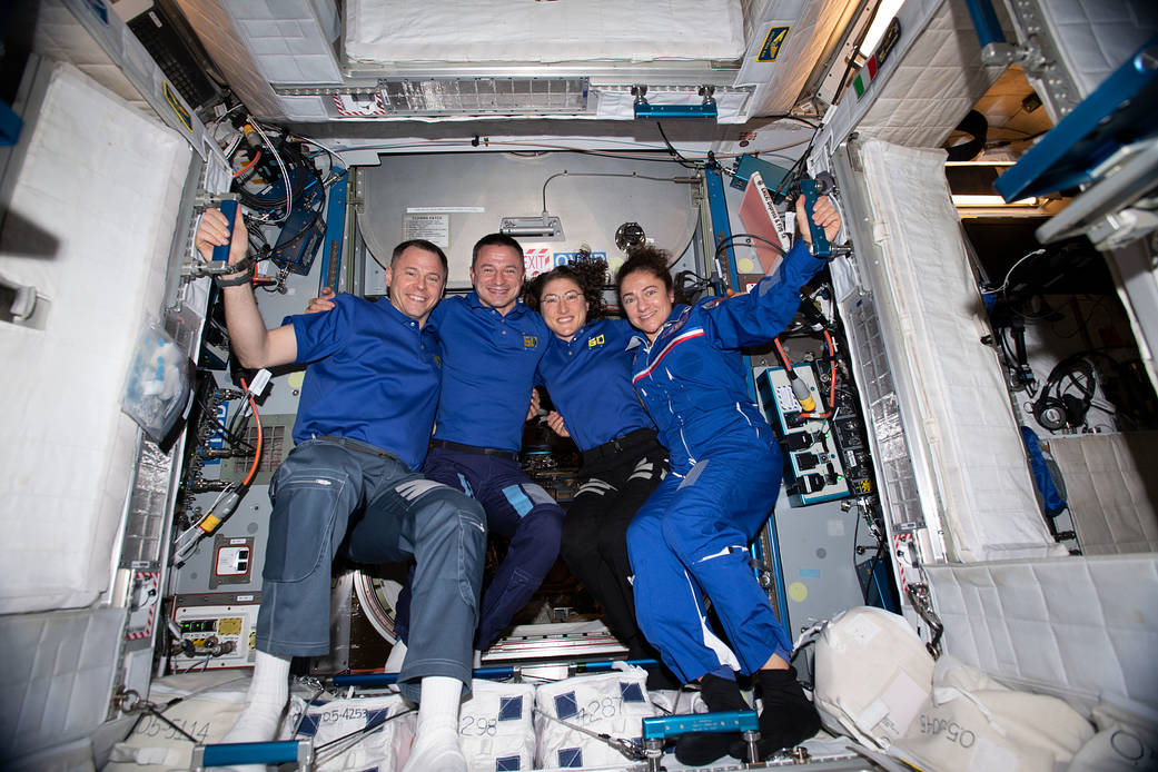 Four NASA astronauts and members of the Astronaut Class of 2013