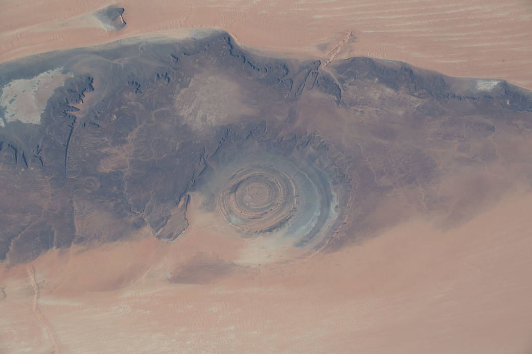 The “Eye of the Sahara" in Mauritania