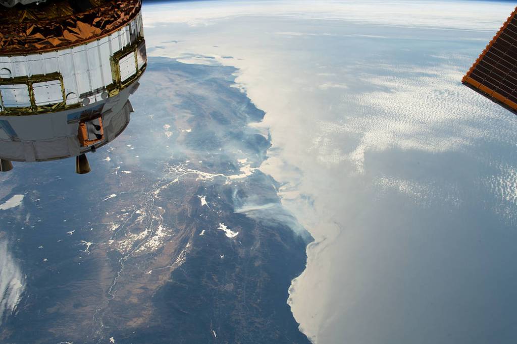 The wildfires in California north of the San Francisco Bay Area