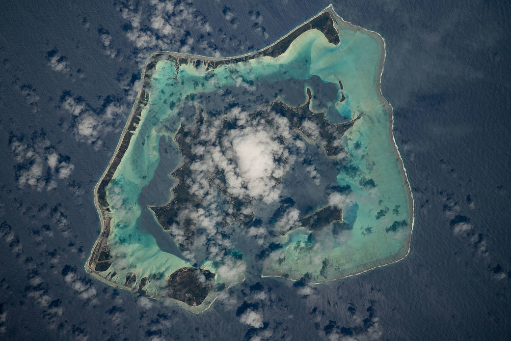 The French Polynesian island of Bora Bora