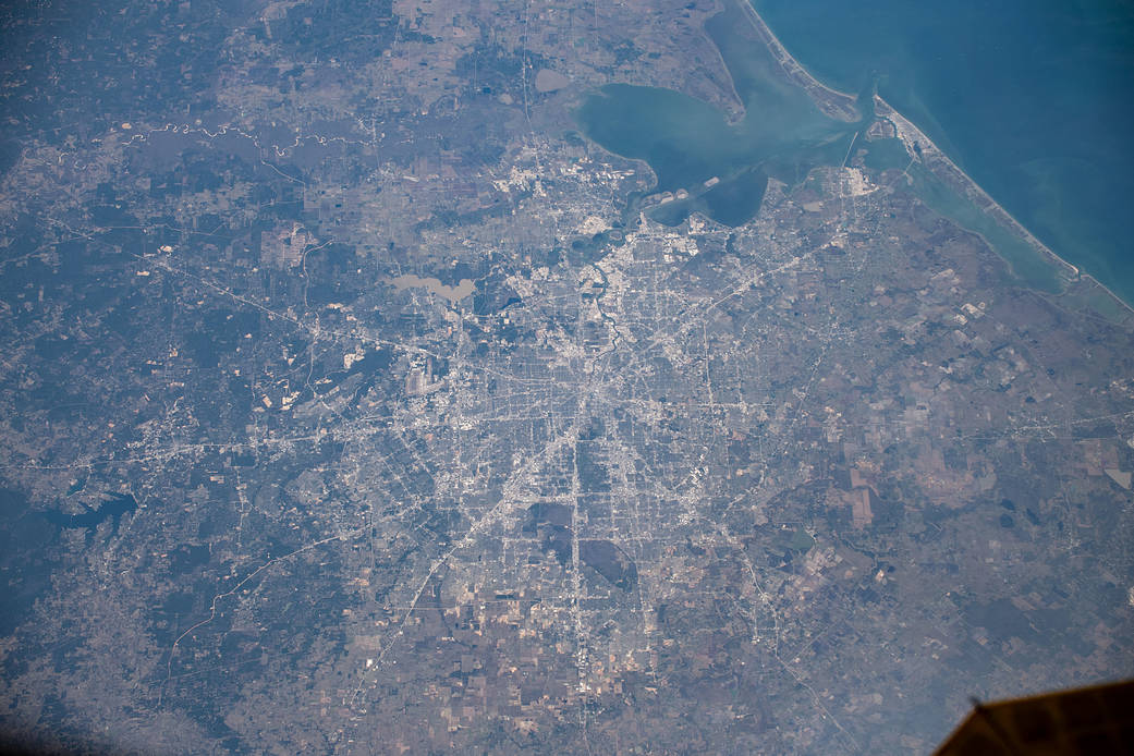 Houston, Texas and its surrounding suburbs