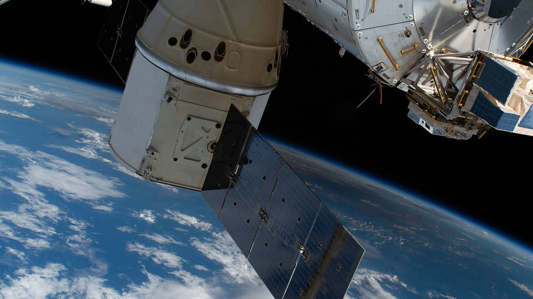 The Solar Eclipse casts the Moon's shadow on Earth