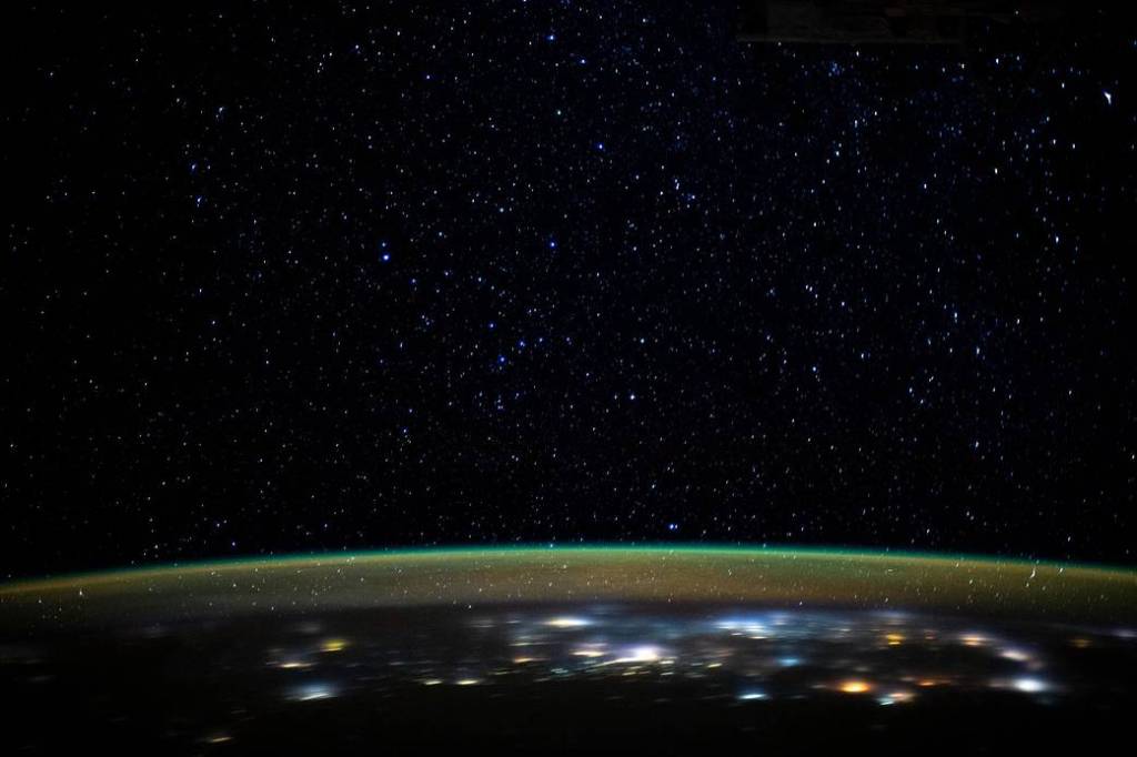 Glittering Lights of Earth As Seen From the Space Station