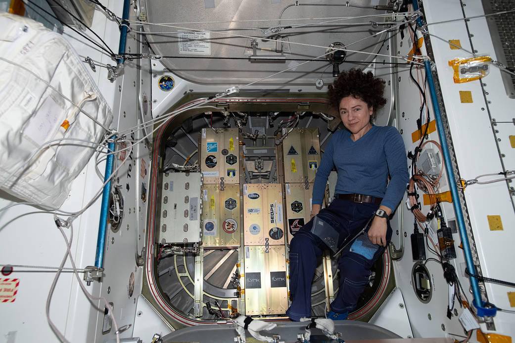 NASA astronaut and Expedition 61 Flight Engineer Jessica Meir