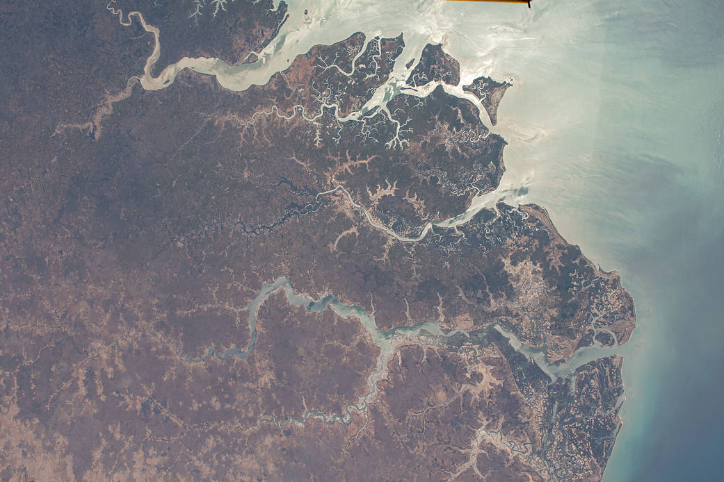The Rio Geba in Guinea-Bissau