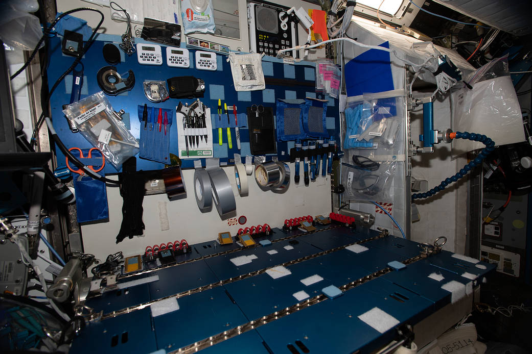 The International Space Station's Maintenance Work Area