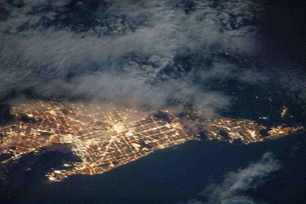 The bright lights of Adelaide, the capital of South Australia
