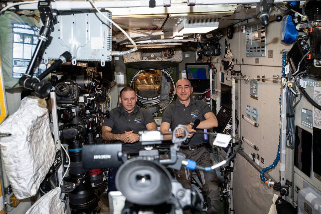 Roscosmos cosmonauts Ivan Vagner and Anatoly Ivanishin