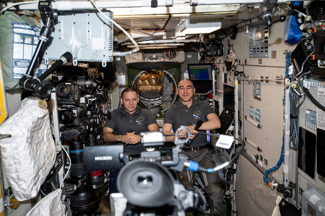 Roscosmos cosmonauts Ivan Vagner and Anatoly Ivanishin