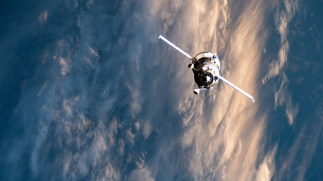Russia's Progress 76 resupply ship approaches the station