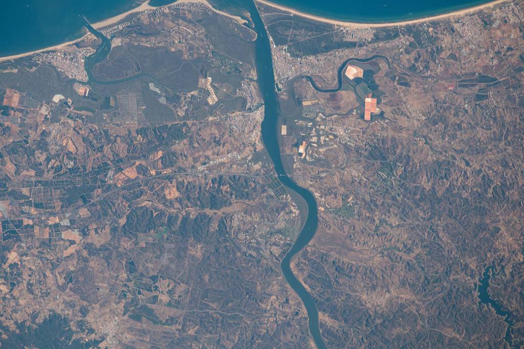 The Guadiana River is the border between Portugal and Spain