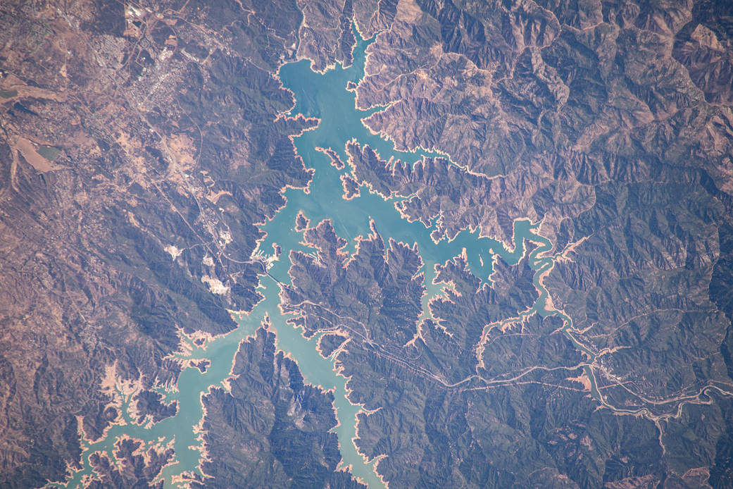 Shasta Lake in northern California