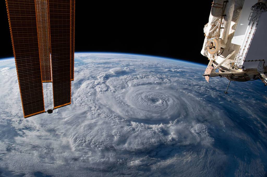 Station Crew Spots Hurricane Genevieve