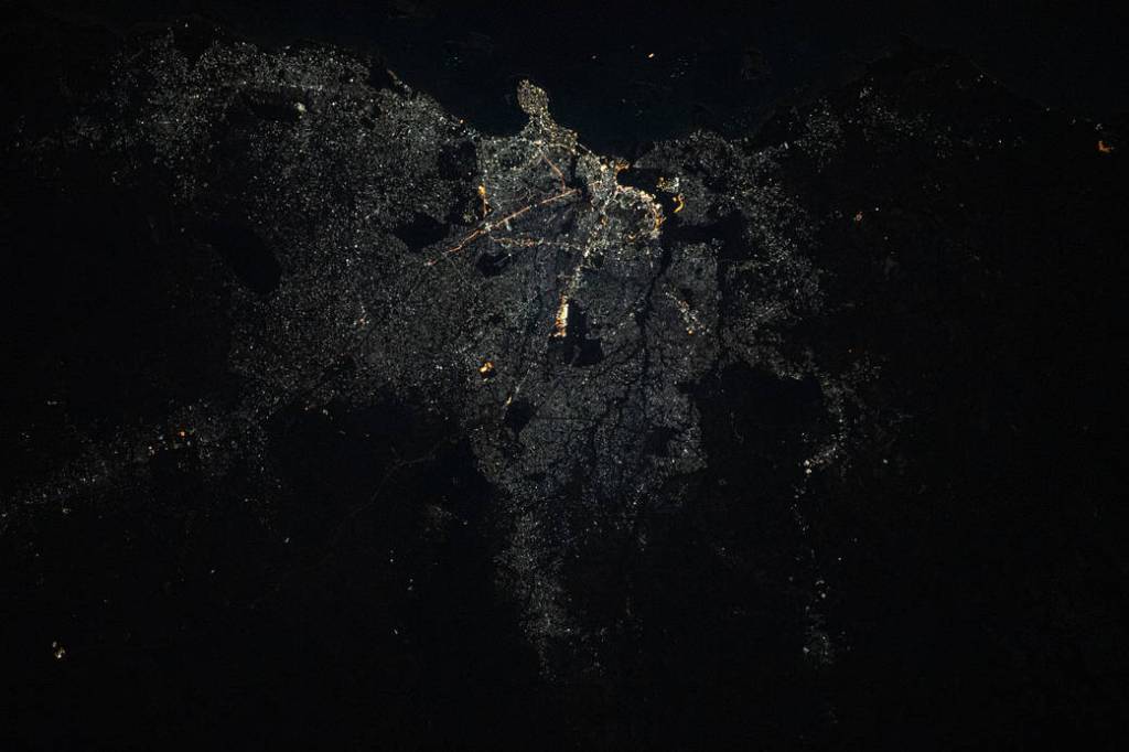 The city of Dar Es Salaam in Tanzania