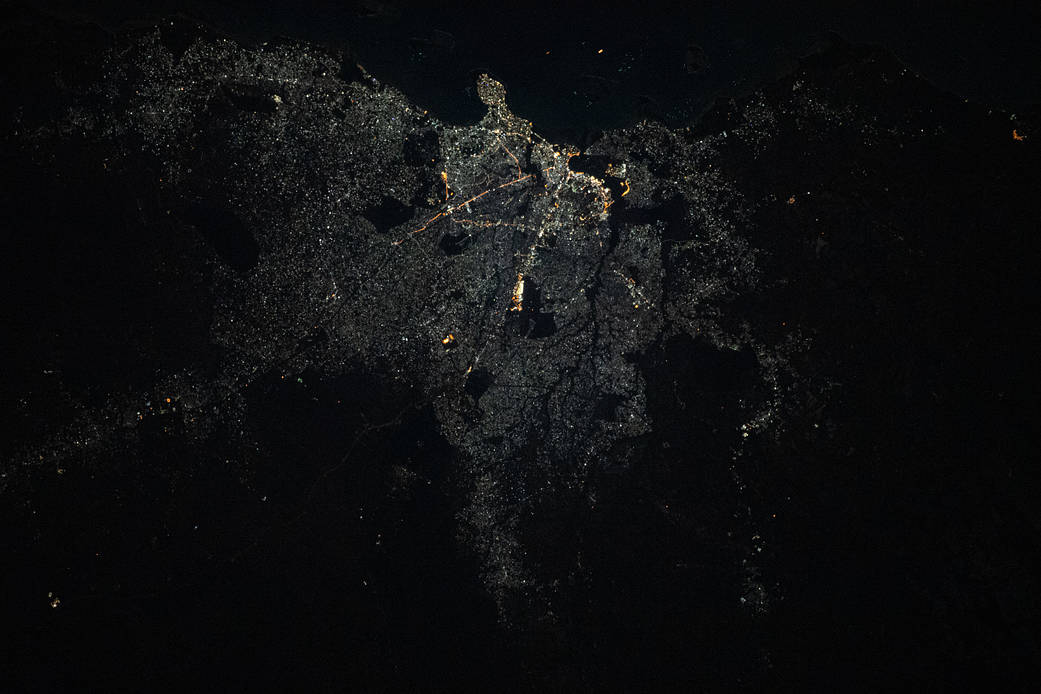 The city of Dar Es Salaam in Tanzania