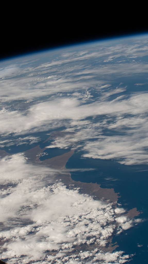 A cloudy Atlantic coast in Argentina